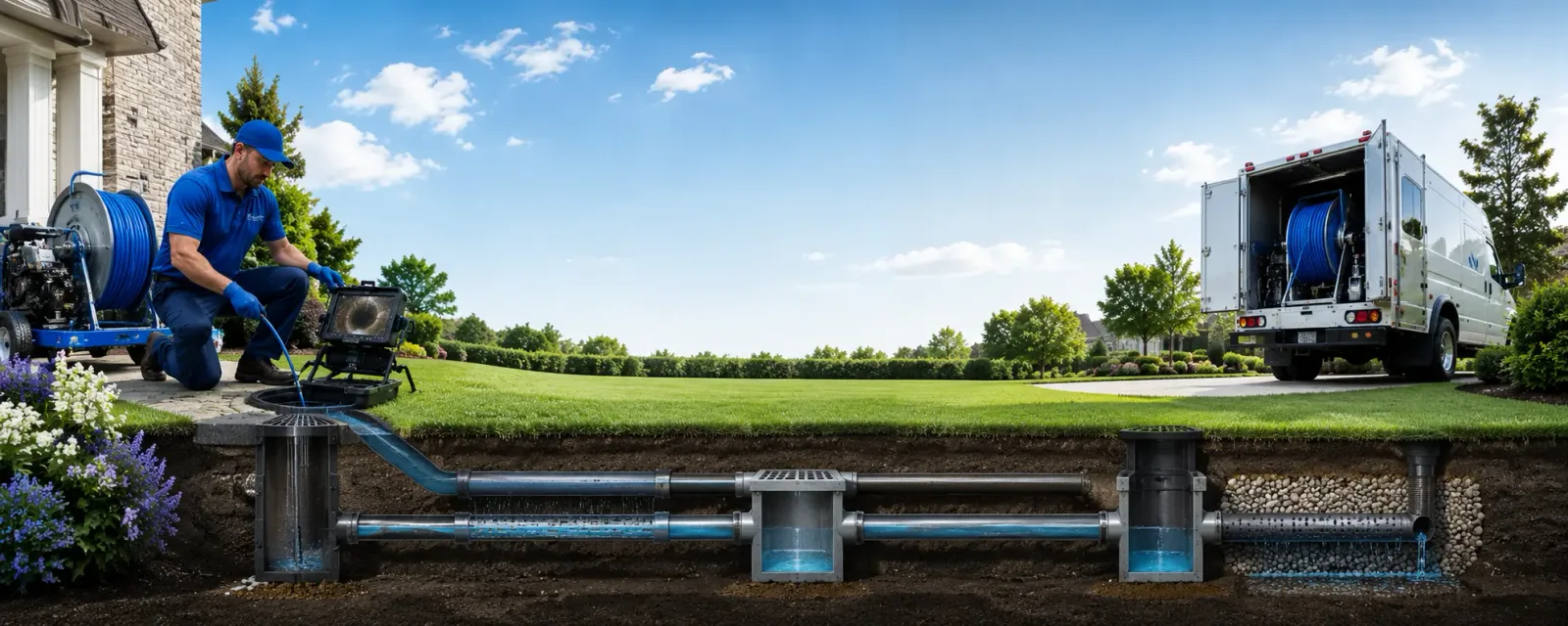Outdoor drain cleaning information for Evergreen, NC